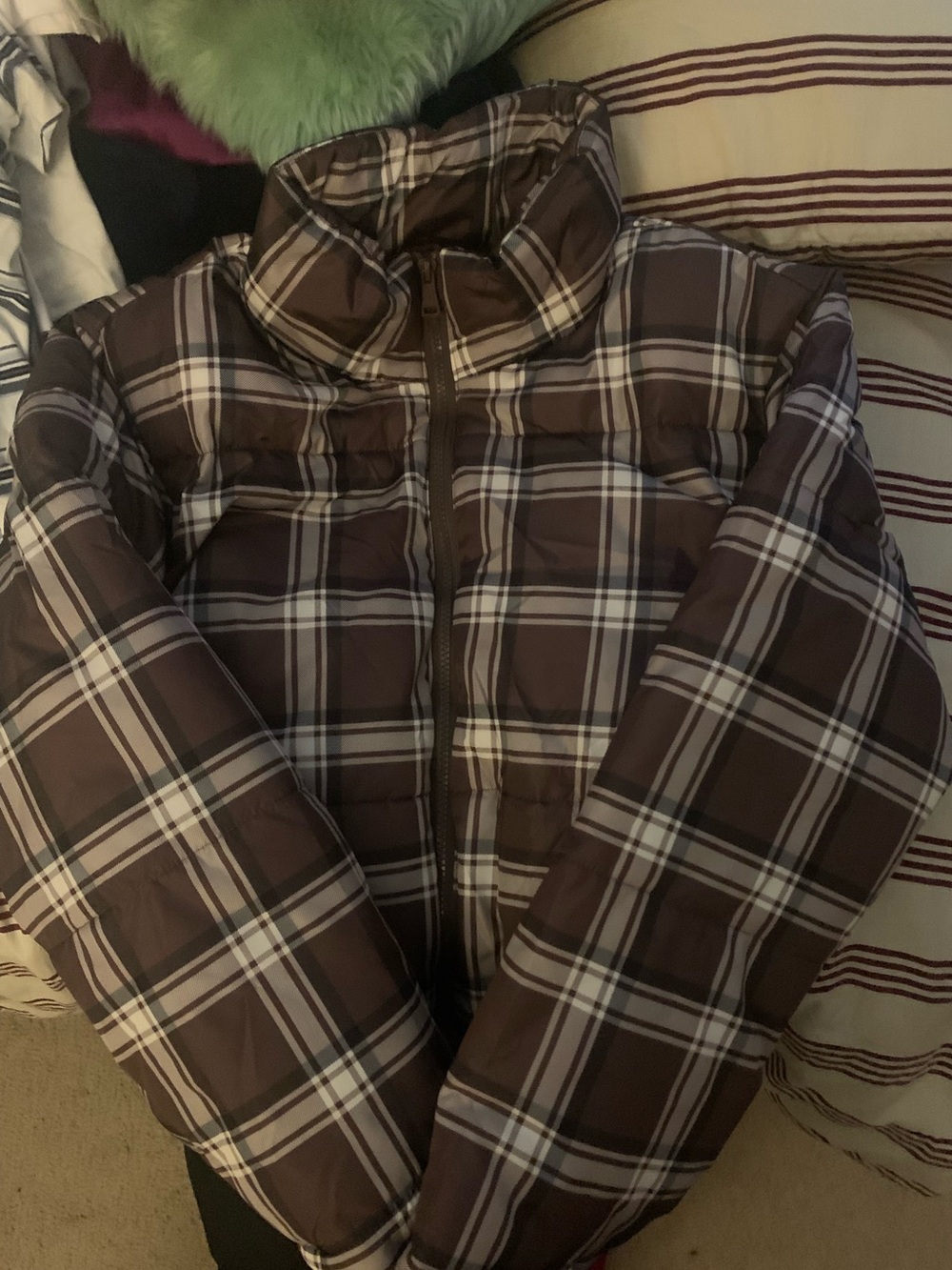 Carbon Brown Quilted Jacket